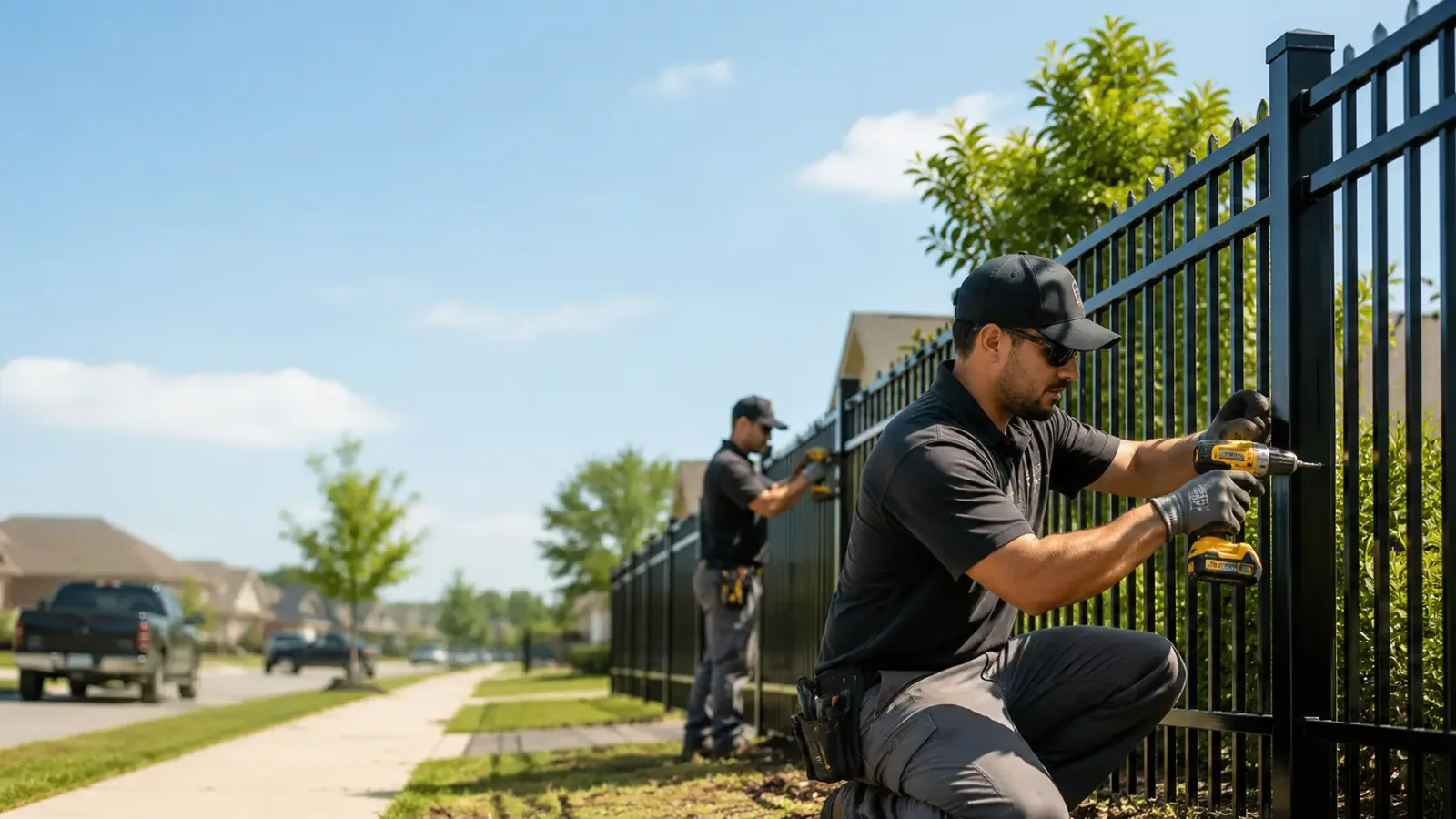 Metal Fence Installation in Middleburg, VA